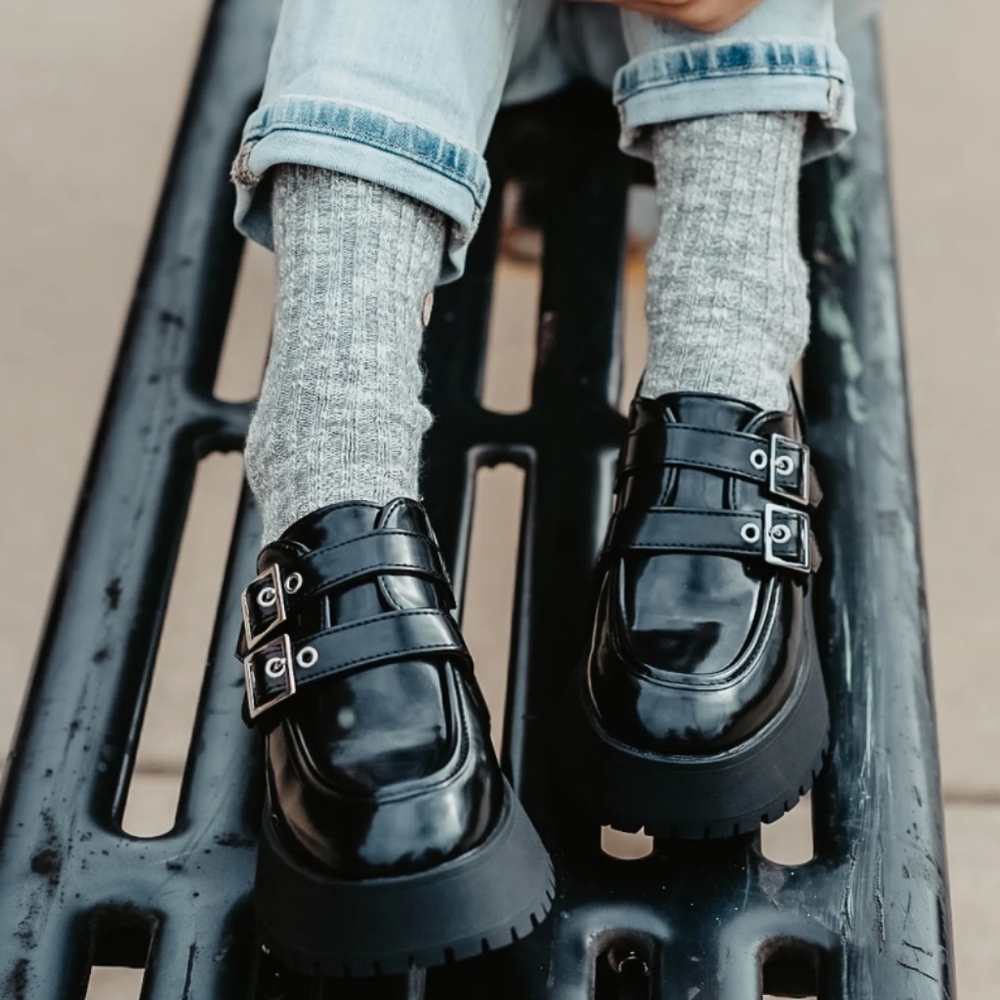 Zodiac | Perri Platform Double Buckle Loafers - Picture 1 of 12